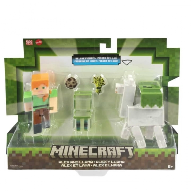 Minecraft Alex und Lama Figuren Set