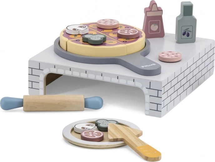 Realistischer Ofen und Servieren