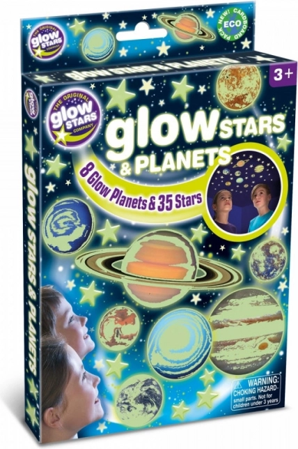 Wandsticker Brainstorm Leuchtende Sterne und Planeten