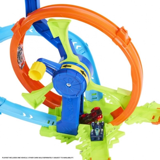 Hot Wheels Rennbahn Kettenkollision