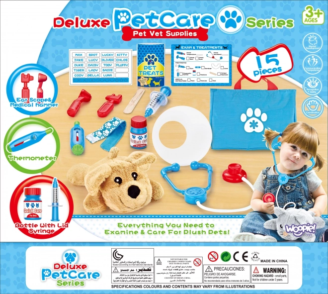 Woopie tierarztspielzeug set für kinder