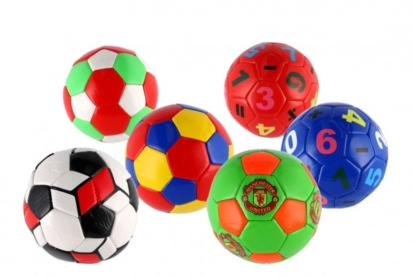 Kleiner Fußball Junior 15cm Leder Mix Farben