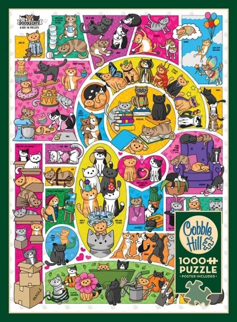 Cobble Hill Puzzle Doodlecats 1000 Teile