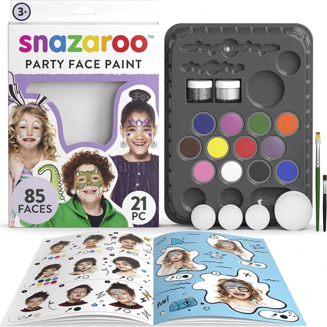 Großes Snazaroo Face Paint Set - Party Pack