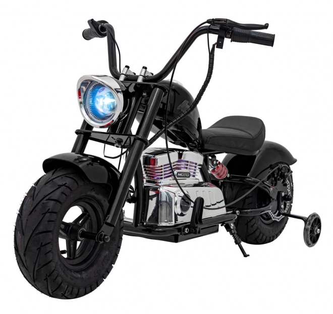 Chopper Warrior Motorrad Schwarz