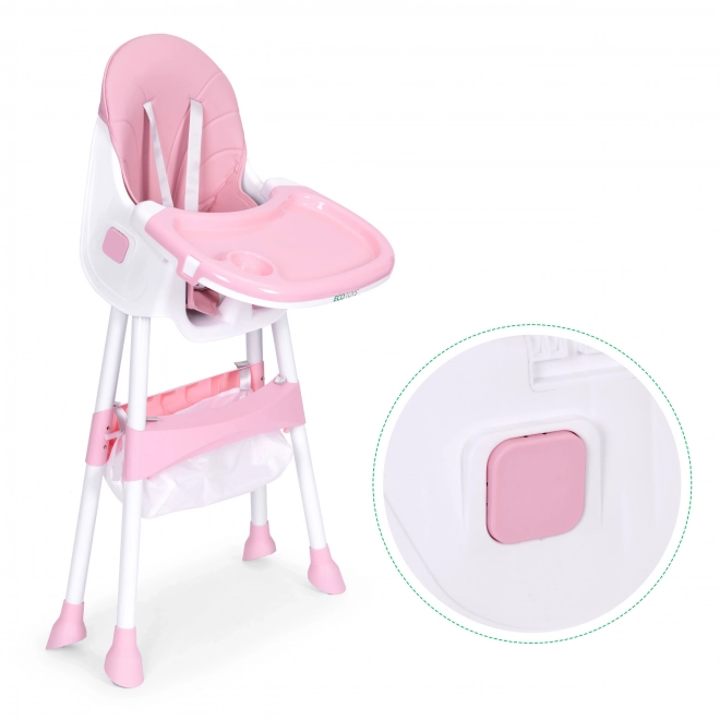 Hochstuhl in Rosa von ECOTOYS