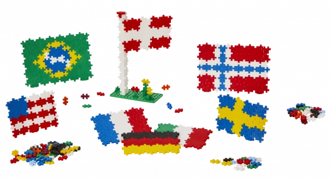 Plus-Plus Konstruktionsbox Flags 2400 Teile
