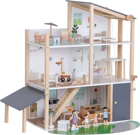 Funktionaler Aufzug und Dachterrasse für noch mehr Spaß