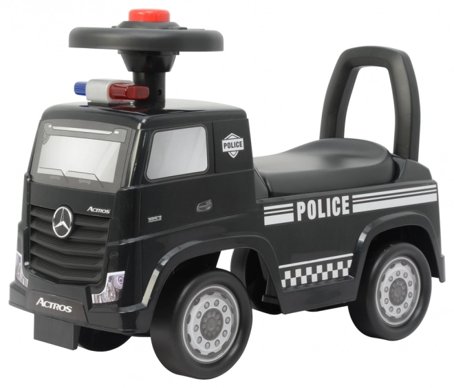 Mercedes Actros Polizei Rutschfahrzeug Schwarz