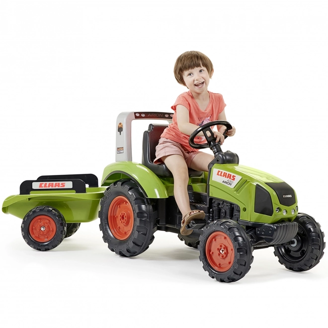 FALK Traktor Pedal Claas Arion 430 mit Anhänger