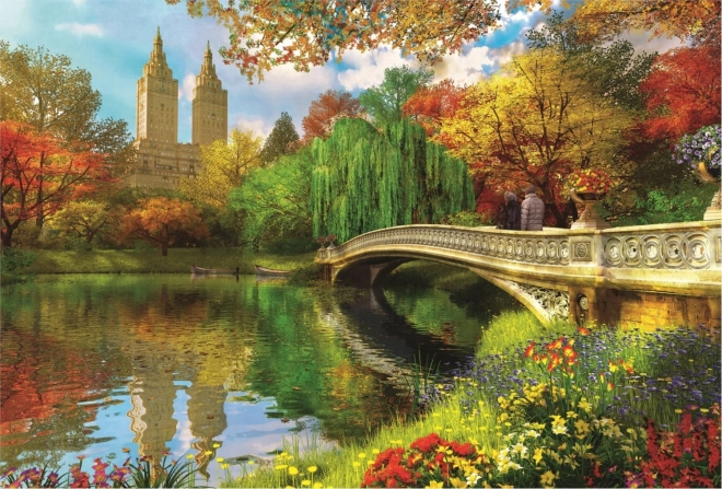 Trefl Holzpuzzle mit speziellem Design 501 Teile - Central Park, New York