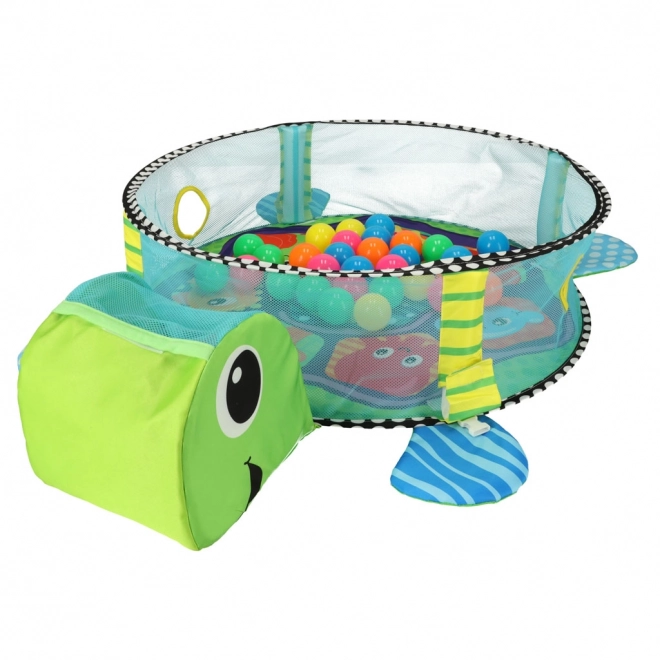 Spielmatte 3-in-1 Schildkröten-Spielzentrum mit Bällen