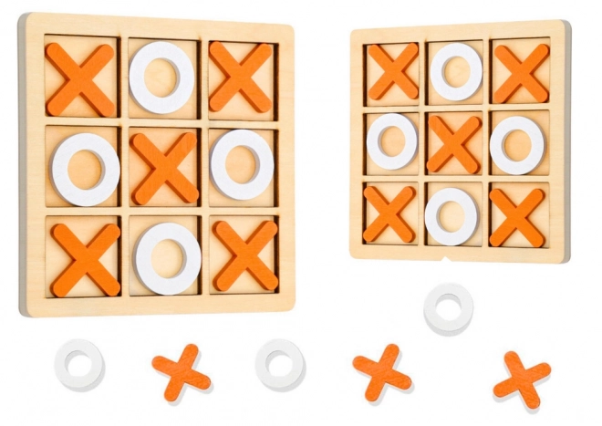 Strategisches Holzspiel Tic Tac Toe