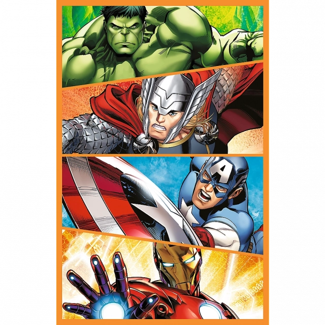 Puzzle - actionreiche Tage - mit Disney Marvel Avengers