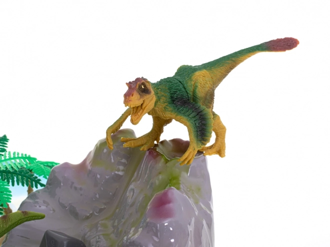 Dinosaurier Spielset mit Figuren, Matte und Zubehör