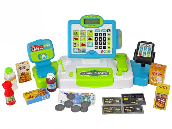 Interaktive Kinderkasse mit Waage und Terminal