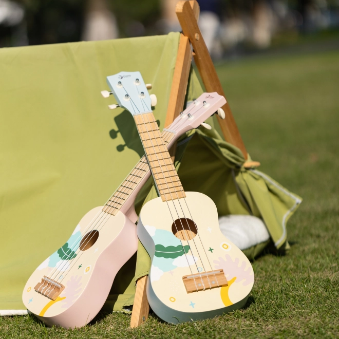 Klassik World Holz-Ukulele für Kinder - Rosa