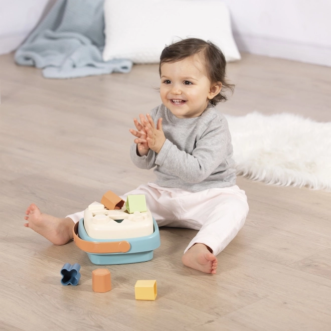 Smoby little green set boot turm-sortierer bioplastik