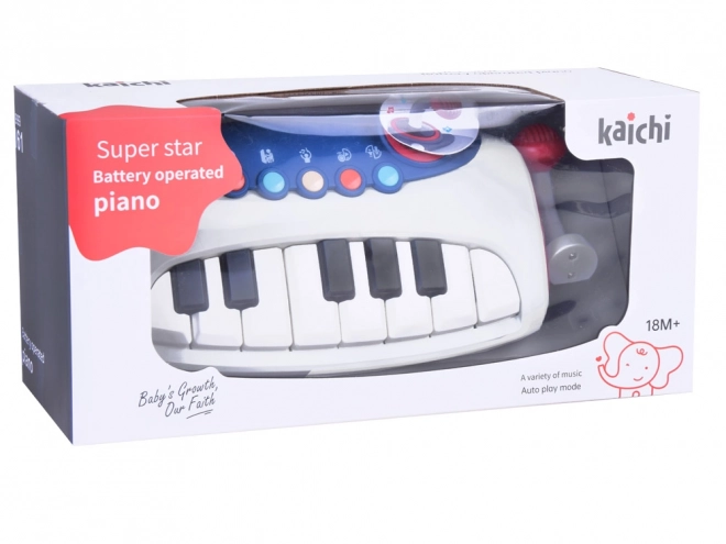 Interaktives Musikalisches Keyboard mit Mikrofon für Kinder