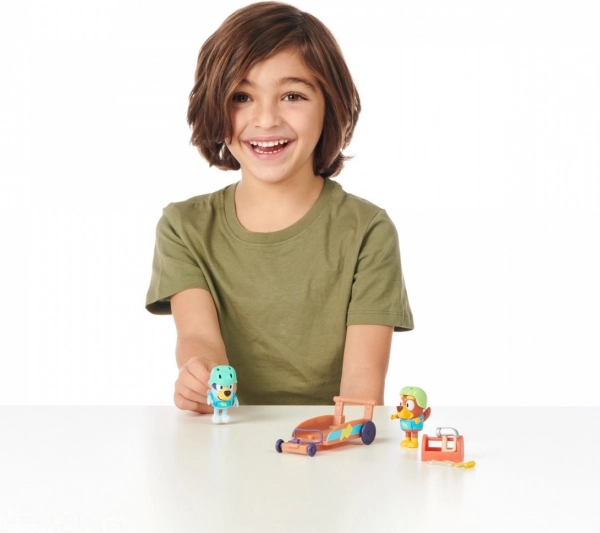 Bluey Gokart Figuren Set mit 2 Hundefiguren