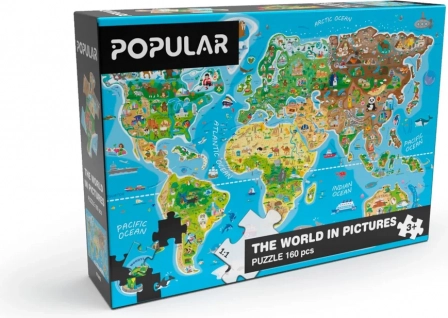 Puzzle Weltkarte 160 Teile