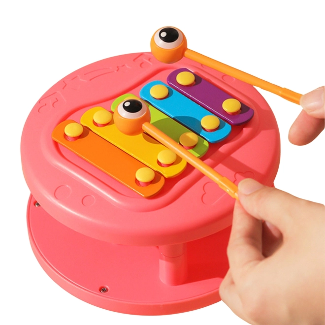 Multifunktionales WOOPIE Spielzeug Schnecke mit Xylophon und Autoabschuss