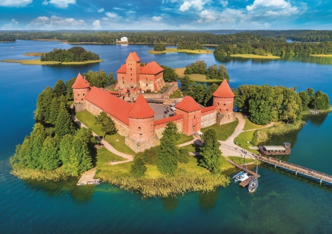 Puzzle Burg Trakai Litauen 1000 Teile