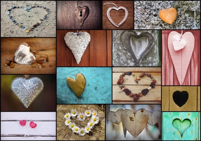 Puzzle Collage: Liebe 1000 Teile