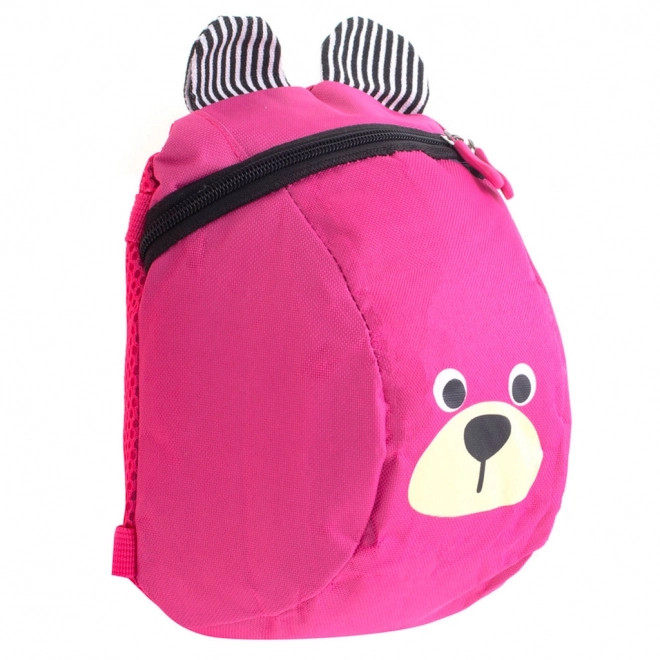 Rucksack für Kleinkinder Bären-Design in Rosa