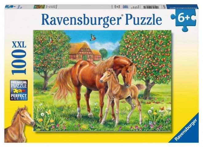 Ravensburger Puzzle Pferde auf der Weide XXL