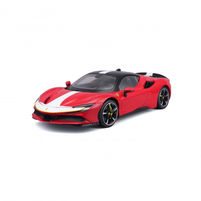 Ferrari SF90 Stradale Assetto Fiorano Rot im Maßstab 1:18 von Bburago