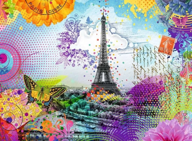 Ravensburger Puzzle Postkarte aus Paris 500 Teile