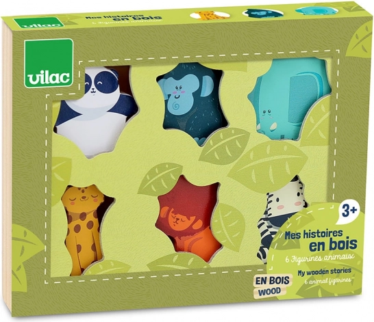 Vilac Holzfiguren aus dem Dschungel