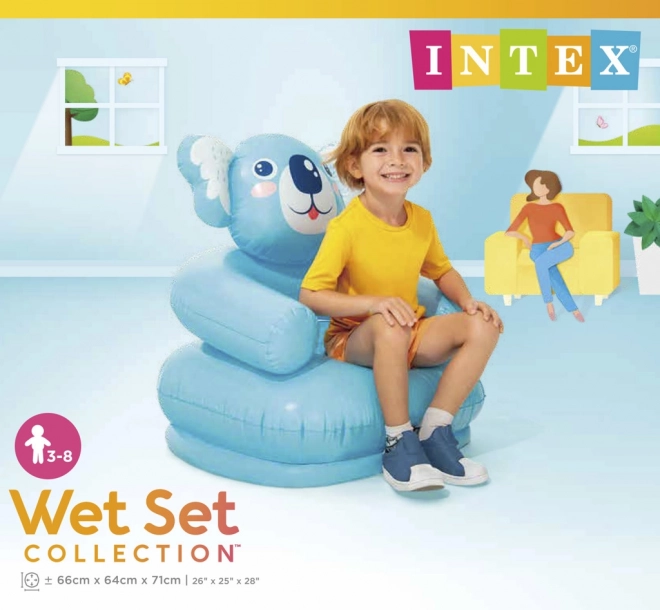 Aufblasbarer Kindersessel Tierkopf