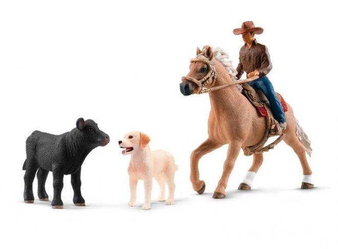 Cowboy-Abenteuer Figuren-Set