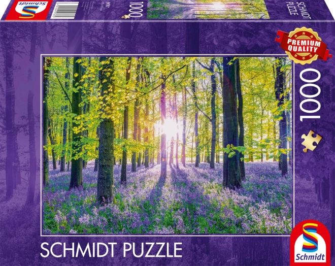 Schmidt Puzzle Sanfte Blaue Glocken im Wald