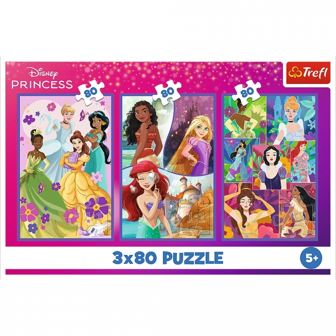 Disney Prinzessinnen Freundinnen Puzzle 3x80