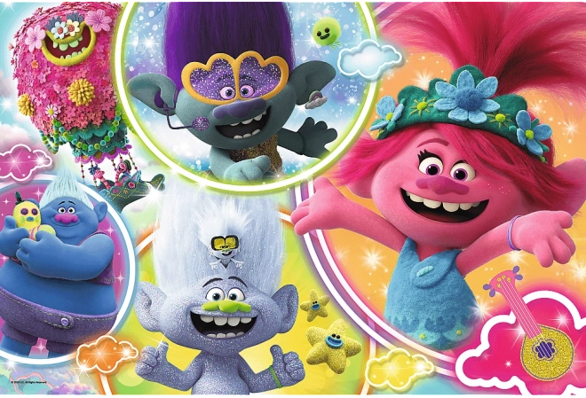 Trolls 2: Unsere Musikwelt Maxi Puzzle 24 Teile