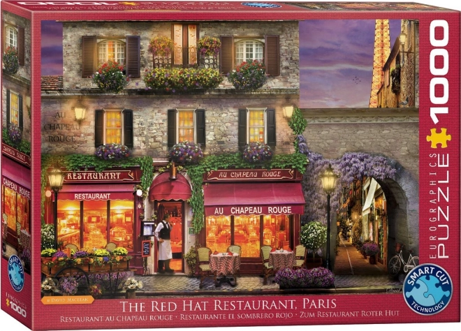 Eurographics Puzzle - Restaurant The Red Hat Paris 1000 Teile