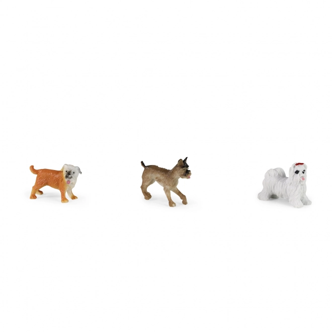 Kleine Hundefiguren im 12er Set