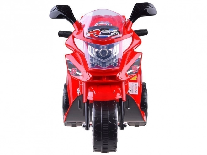 Sportliches Kinder-Motorrad mit LED-Beleuchtung – Rot