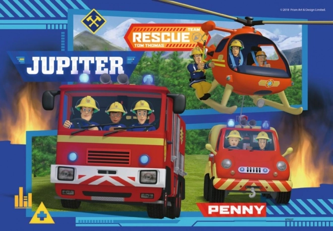 Ravensburger Puzzle Feuerwehrmann Sam Ausfahrt 2x24 Teile