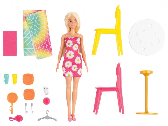 Barbie Puppenhaus mit Puppe und Welpe Spielset