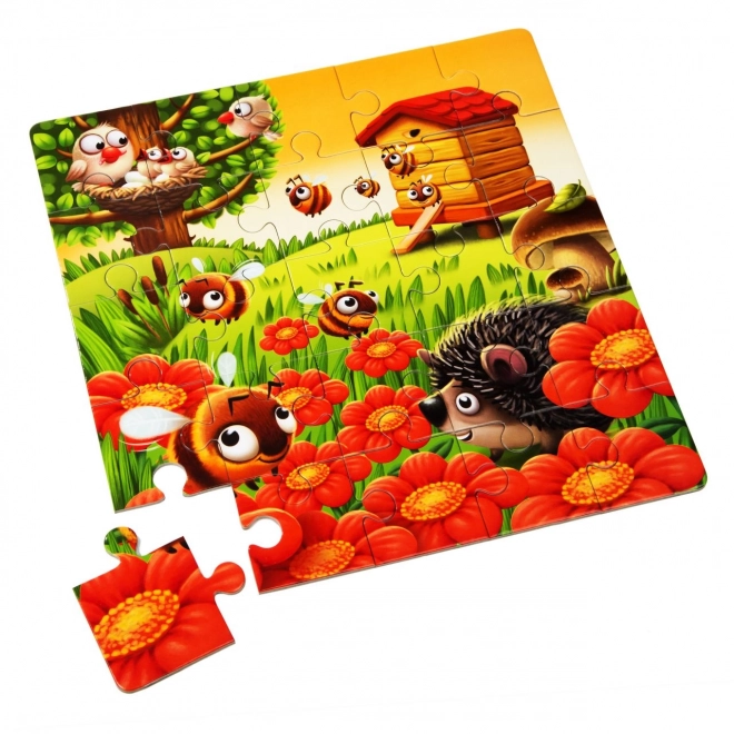 Puzzlika Lieblings-Tiere 3-in-1 Puzzle