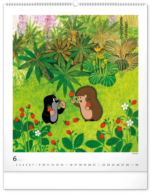 Wandkalender Kleine Maulwurf 2025