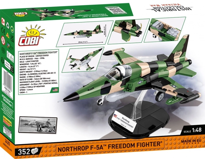 Konstruktionsspielzeug Northrop F-5A Freedom Fighter