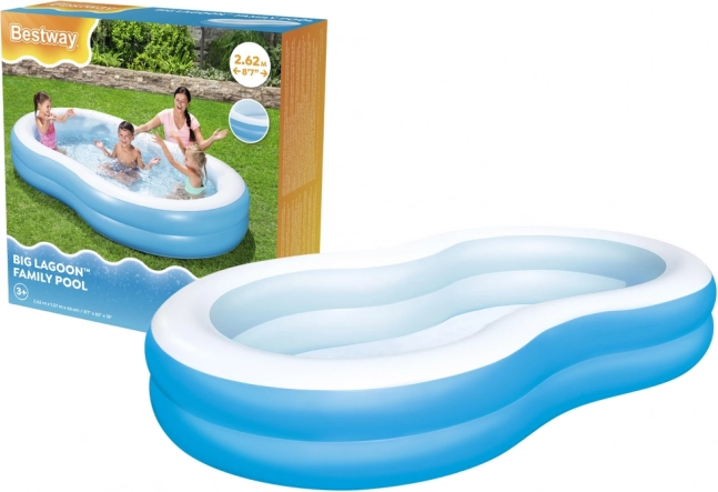 Aufblasbares Familienbecken BESTWAY 262 × 157 × 46 cm