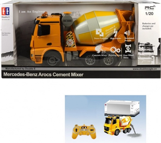 Bau-Lkw mit Fernsteuerung MaDe 38 cm orange