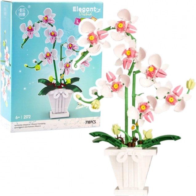 Bausatz Elegante Orchidee 718 Teile