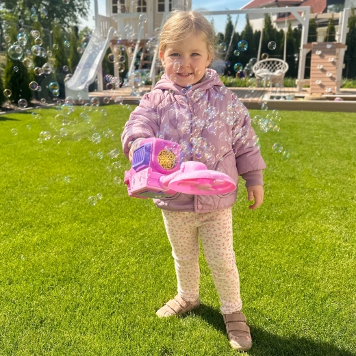 360°-Rotation für einen beeindruckenden Blaseneffekt